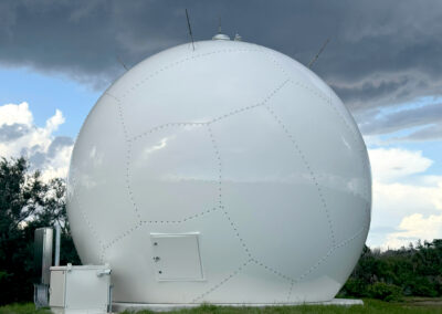 Rigid Sandwich Radome Tuned for Ka band. Installed USA 2026.